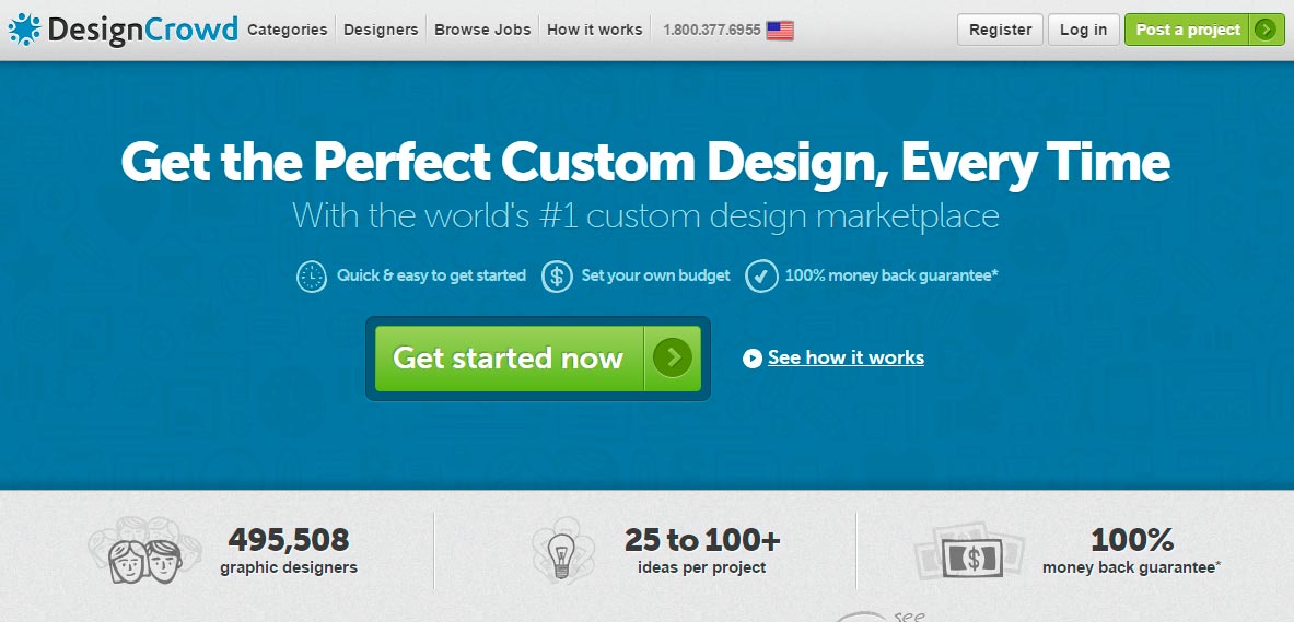¿Eres diseñador web? Design Crowd es perfecto para ti
